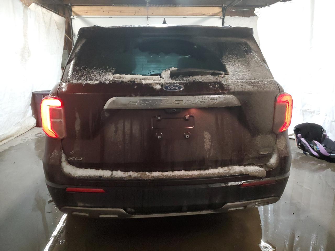 2020 Ford Explorer VIN 1FMSK8DHXLGA13413 Copart auction photo, front end / side damage thumbnail 6