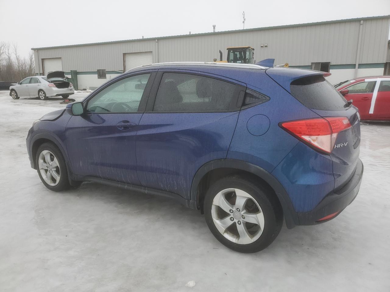 2016 Honda HR-V VIN 3CZRU6H72GM709031 Copart auction photo, side / front end damage thumbnail 2