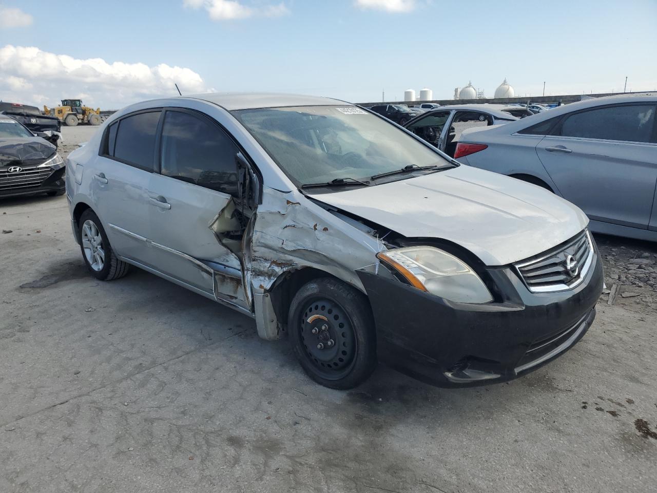 2012 Nissan Sentra VIN 3N1AB6AP9CL679595 Copart auction photo, all over damage thumbnail 4