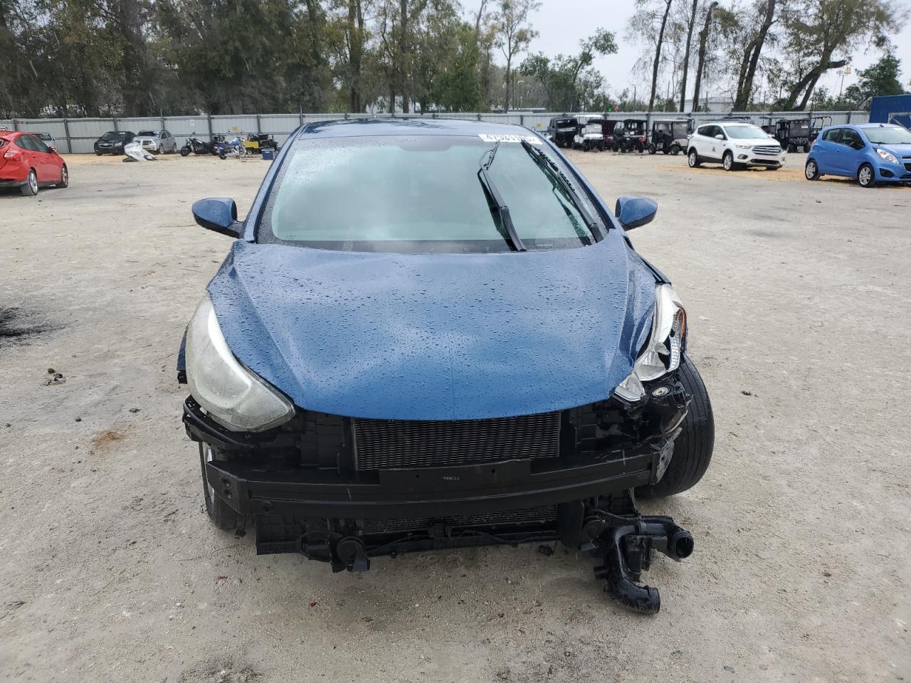 2016 Hyundai Elantra VIN KMHDH4AE4GU635698 Copart auction photo, front end damage thumbnail 5