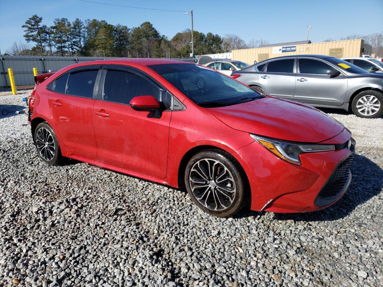 2020 Toyota Corolla VIN 5YFEPRAE4LP086956 Copart auction photo, rear end damage thumbnail 4