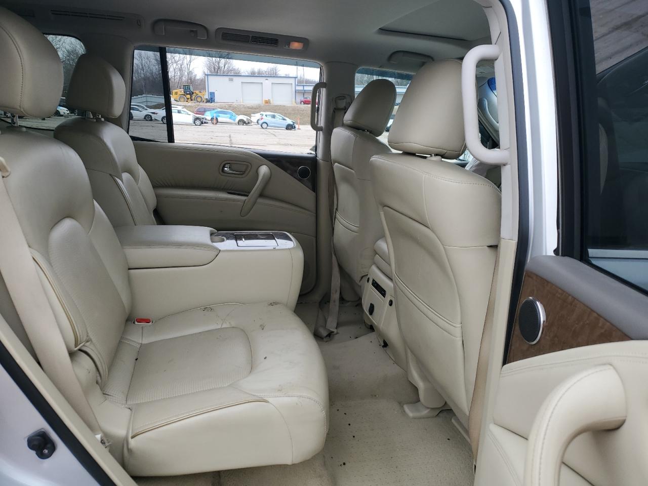 2016 Infiniti QX80 VIN JN8AZ2NE3G9121464 Copart auction photo, front end / side damage thumbnail 12