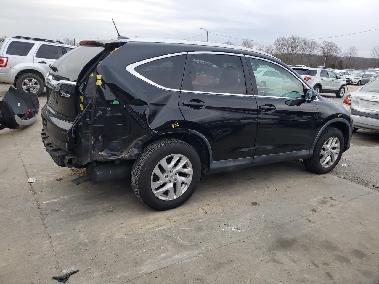 2015 Honda CR-V VIN 2HKRM4H72FH682718 Copart auction photo, rear end damage thumbnail 3