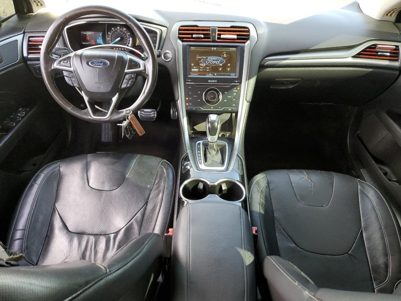 2014 Ford Fusion VIN 3FA6P0K9XER244849 Copart auction photo, front end damage thumbnail 8