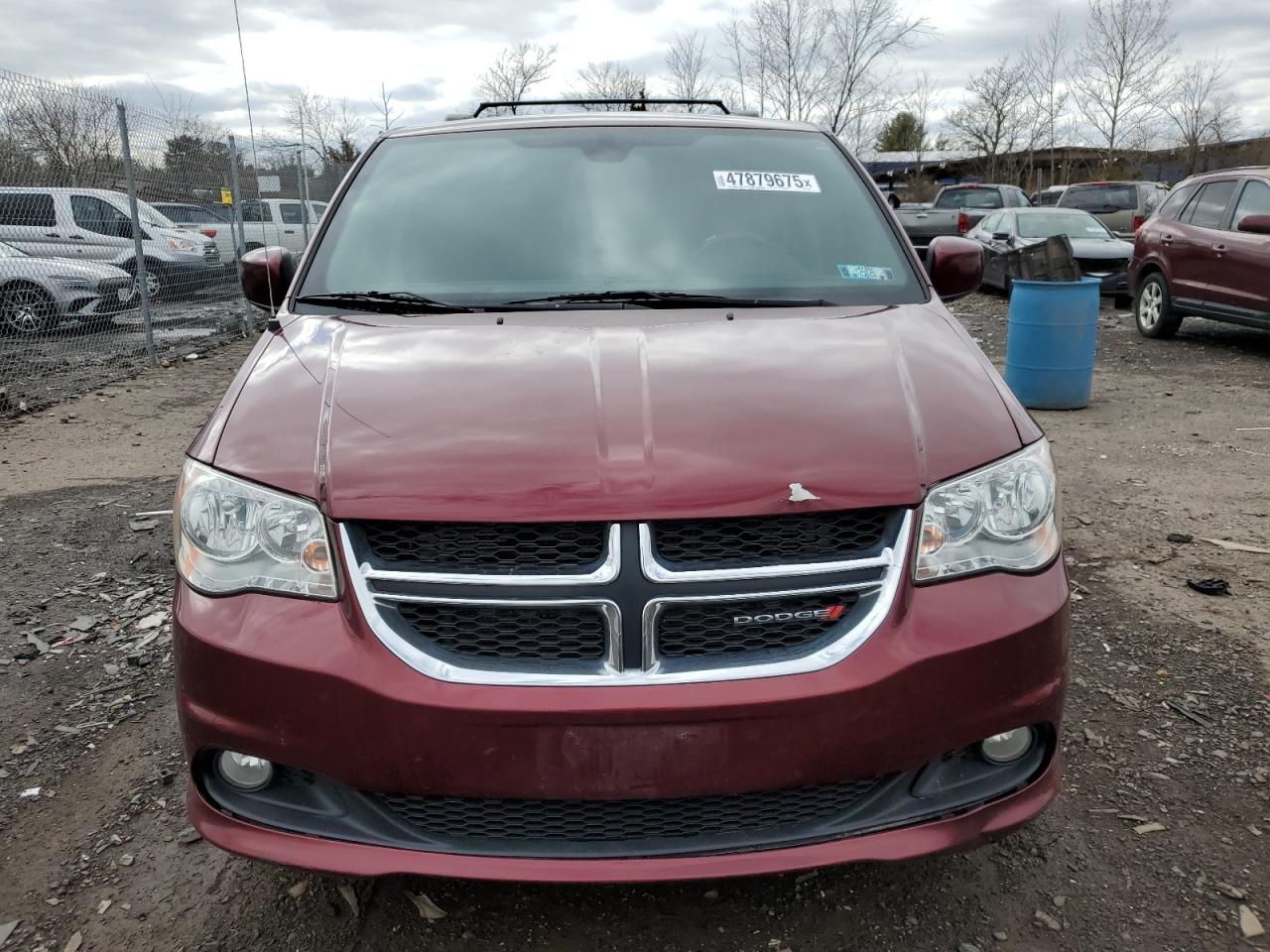 2019 Dodge Caravan VIN 2C4RDGCG6KR771648 Copart auction photo, side / rear end damage thumbnail 5