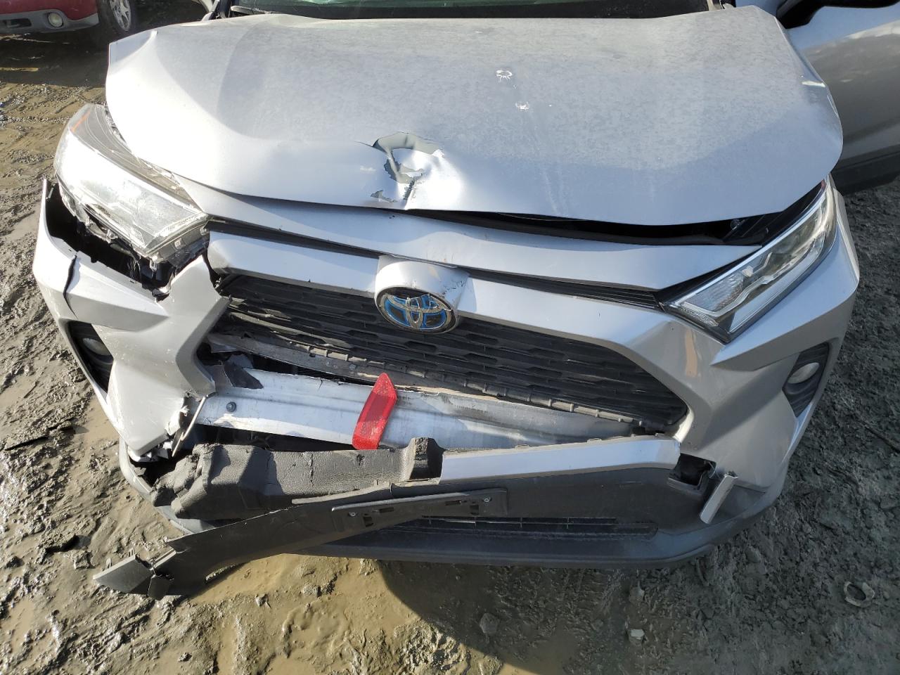 2020 Toyota RAV 4 VIN JTMRWRFV6LD065820 Copart auction photo, front end damage thumbnail 12