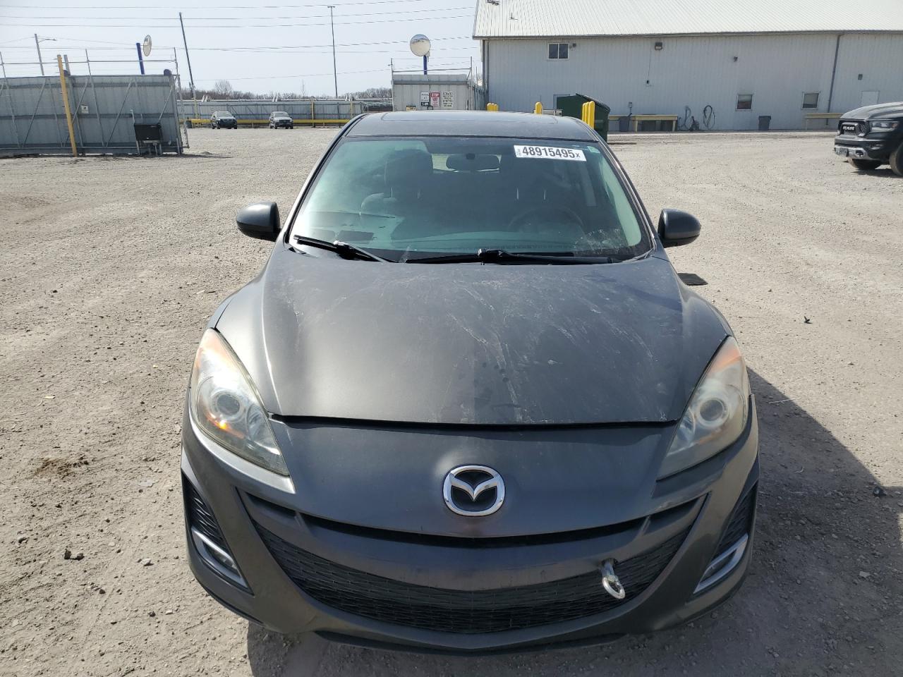 2011 Mazda 3 VIN JM1BL1K58B1415806 Copart auction photo, side / undercarriage damage thumbnail 5