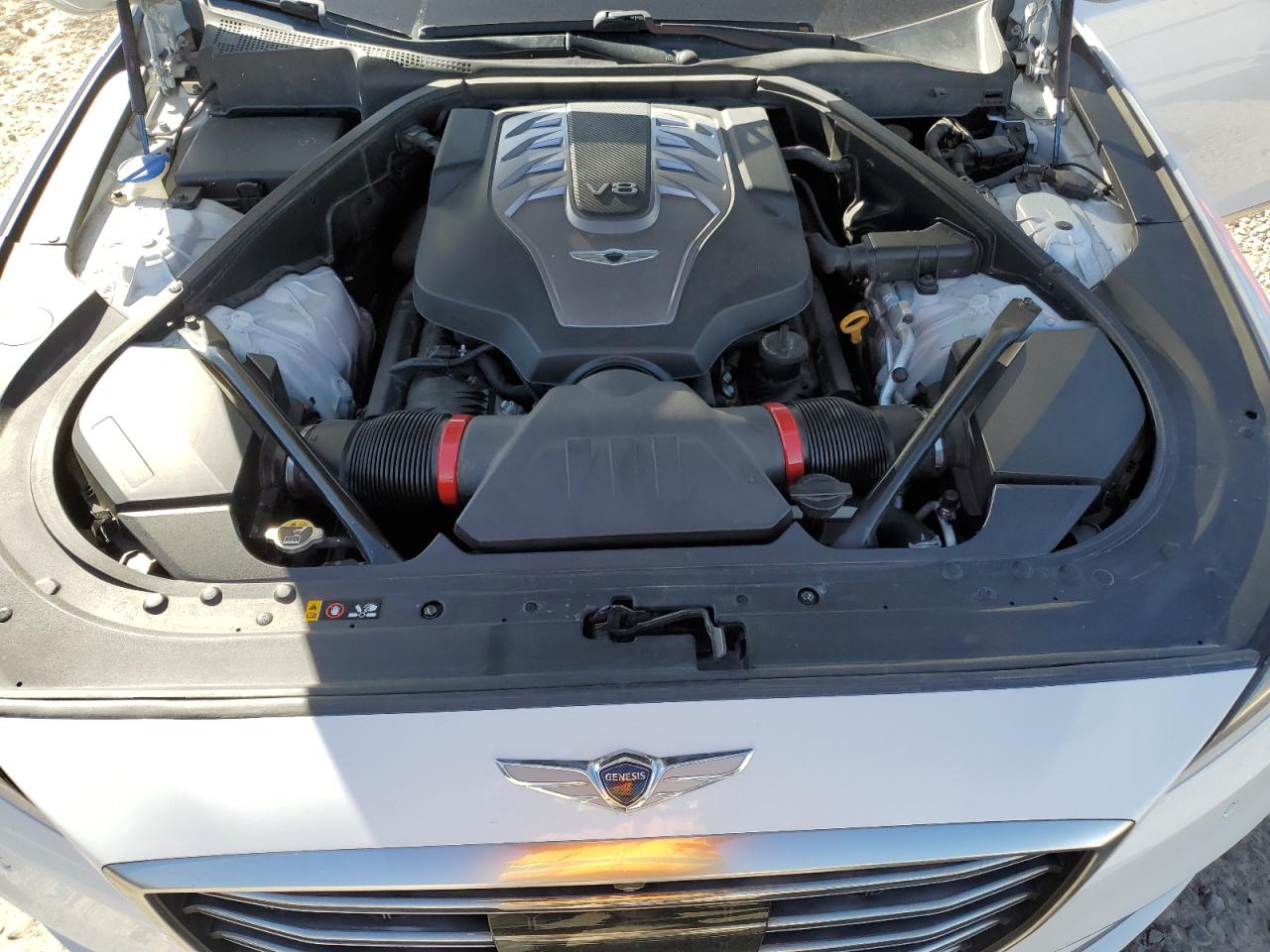 2018 Genesis G80 VIN KMHGN4JFXJU228703 Copart auction photo, undercarriage damage thumbnail 11