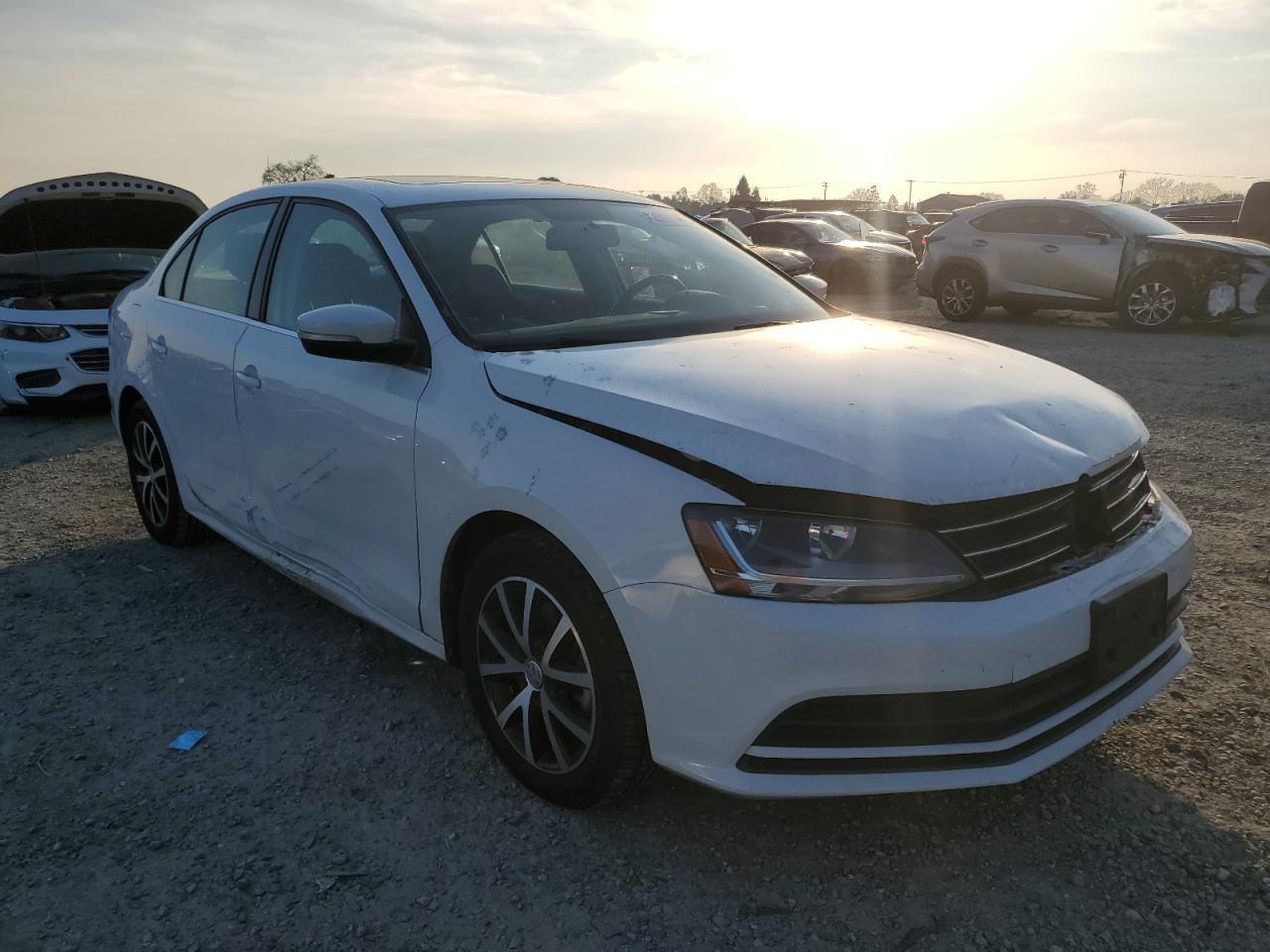 2017 Volkswagen Jetta VIN 3VWDB7AJ1HM406922 Copart auction photo, front end / side damage thumbnail 4