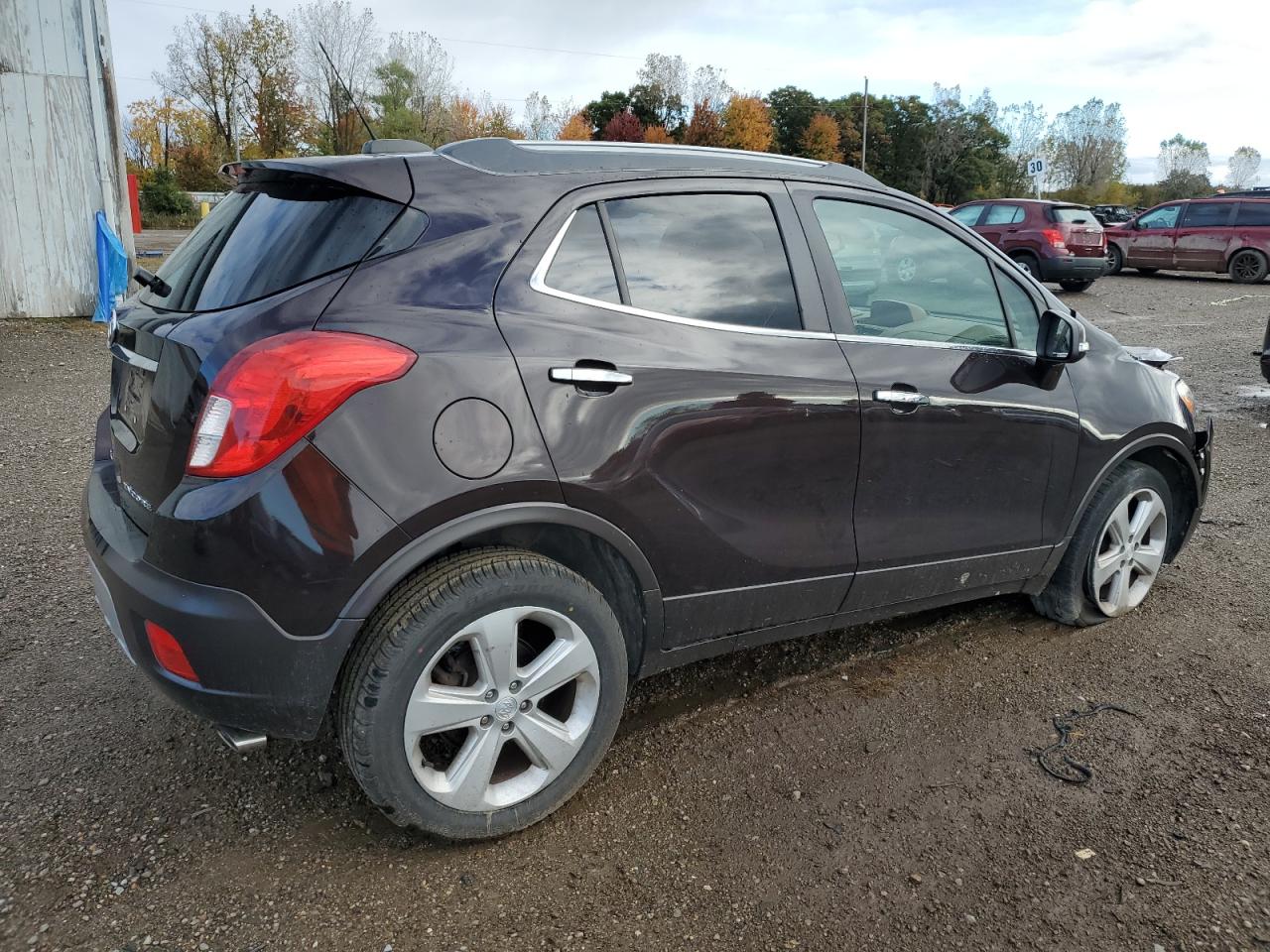 2015 Buick Encore VIN KL4CJCSB8FB225719 Copart auction photo, front end / minor dent/scratches damage thumbnail 3