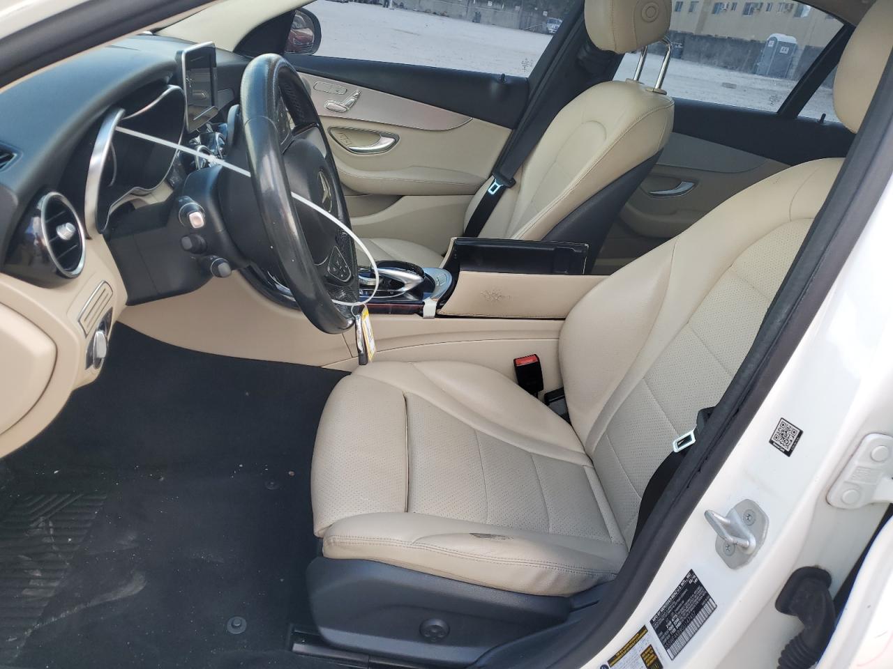 2016 Mercedes-Benz C-klasse VIN 55SWF4KB9GU147457 Copart auction photo, front end damage thumbnail 7