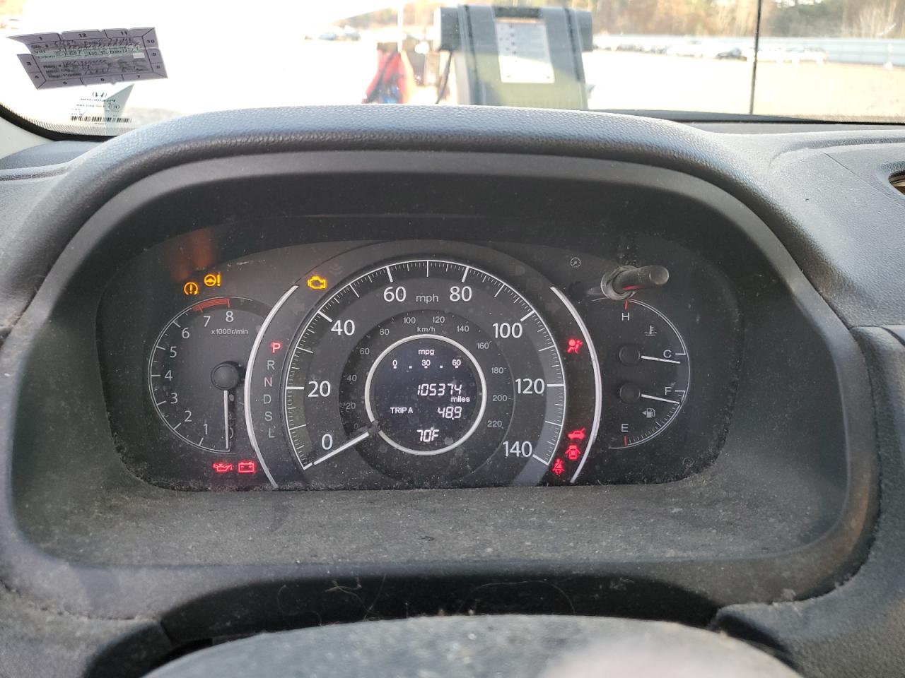 2016 Honda CR-V VIN 5J6RM4H54GL007703 Copart auction photo, front end damage thumbnail 9