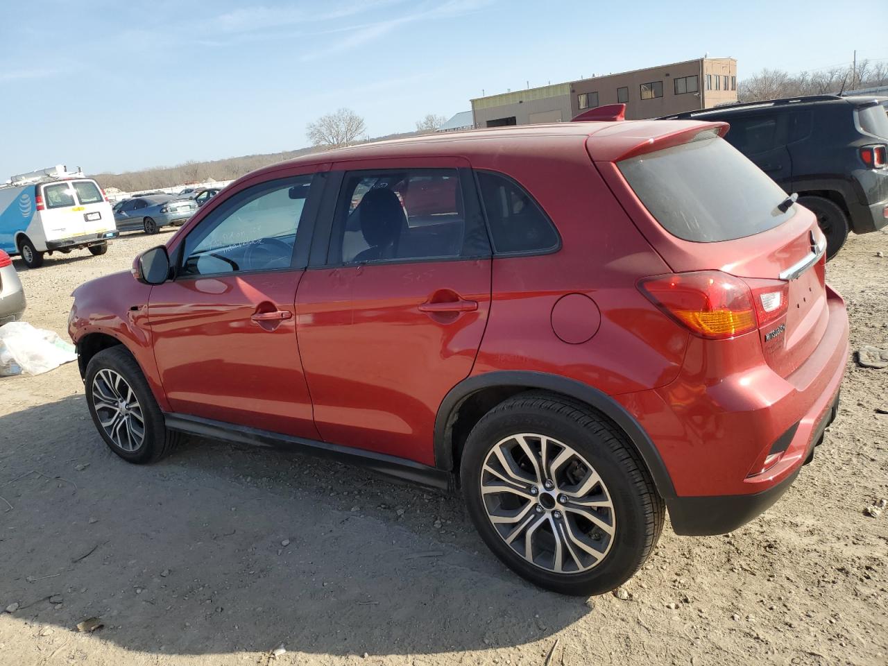 2019 Mitsubishi Outlander VIN JA4AP3AU4KU022933 Copart auction photo, front end damage thumbnail 2
