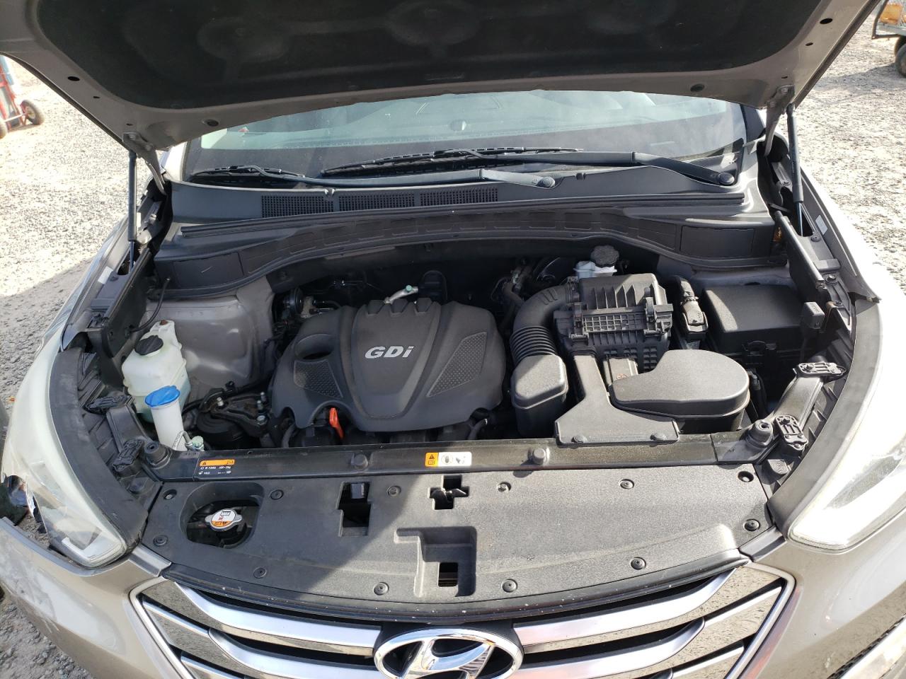 2015 Hyundai Santa Fe VIN 5XYZU3LB7FG304259 Copart auction photo, front end damage thumbnail 12