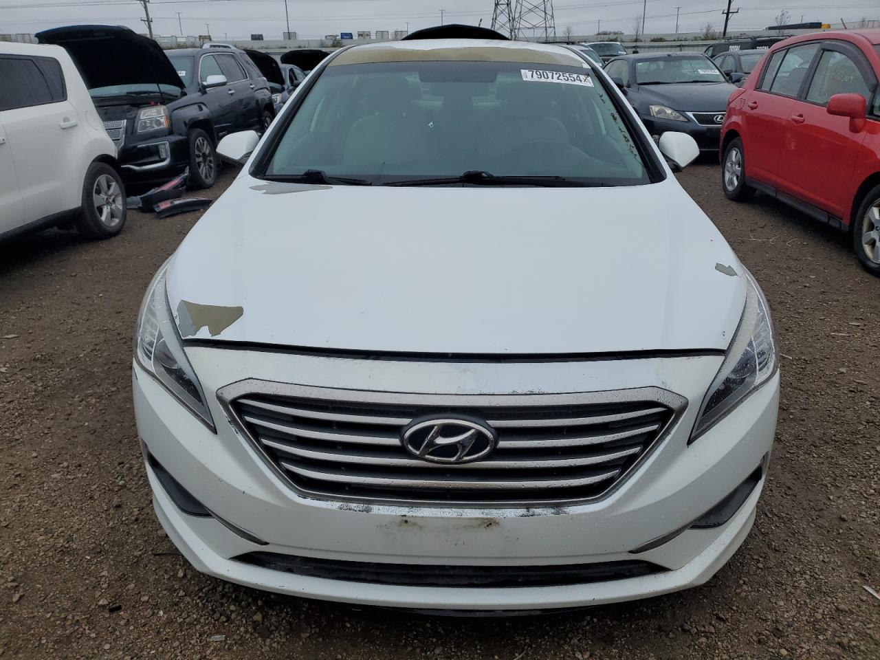 2016 Hyundai Sonata VIN 5NPE24AFXGH405645 Copart auction photo, front end damage thumbnail 5