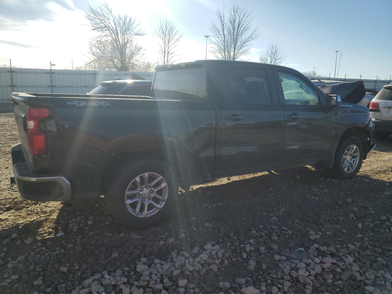2023 Chevrolet Silverado VIN 3GCPDKEK8PG130347 Copart auction photo, front end / top/roof damage thumbnail 3