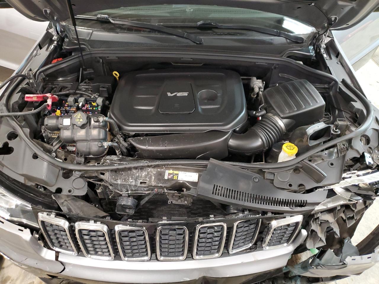 2018 Jeep Grand Cherokee VIN 1C4RJEAG4JC481125 Copart auction photo, front end / side damage thumbnail 14