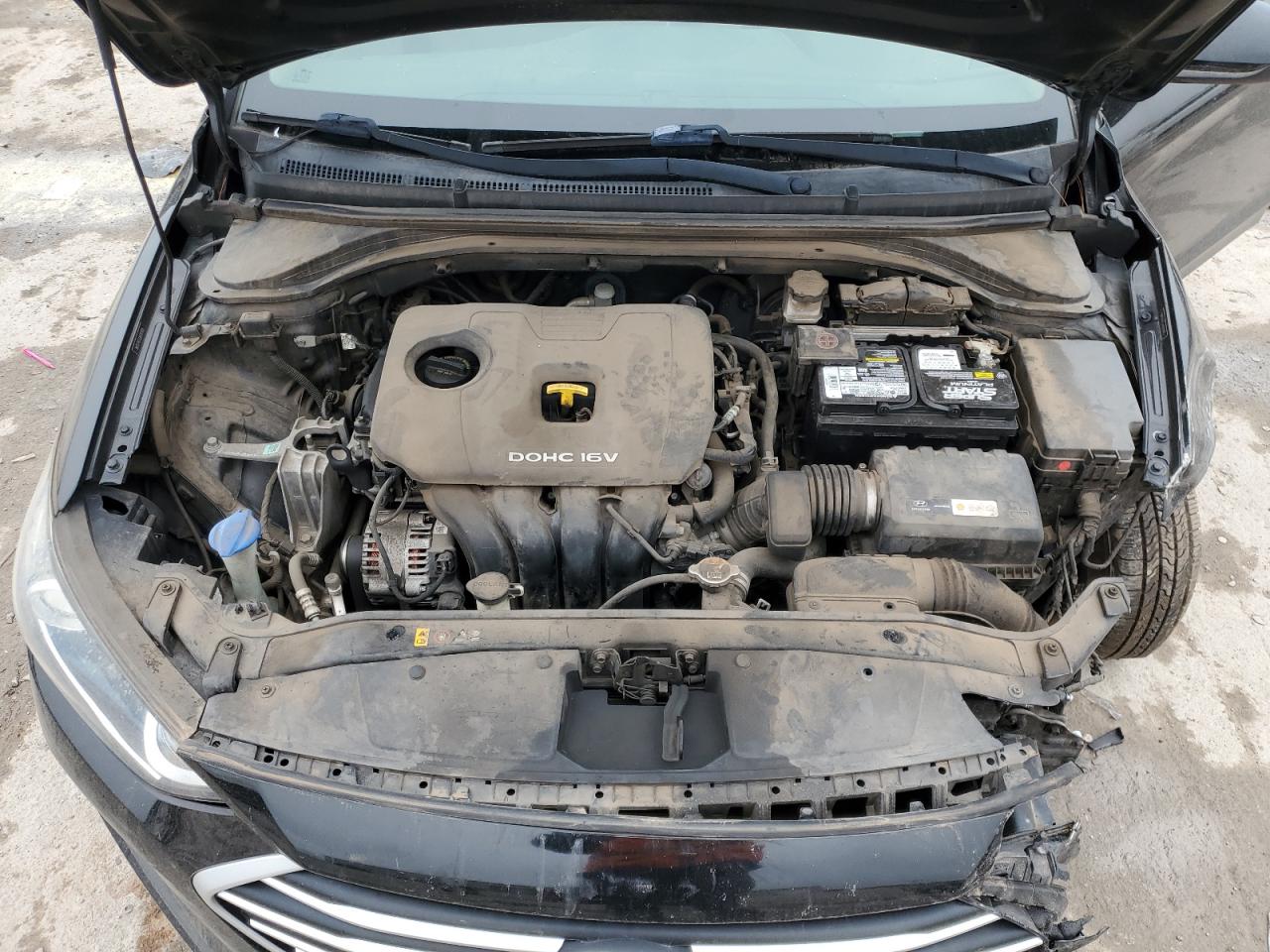 2018 Hyundai Elantra VIN 5NPD74LF3JH243505 Copart auction photo, front end / minor dent/scratches damage thumbnail 13
