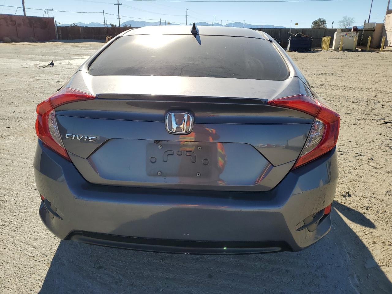 2018 Honda Civic VIN JHMFC1F33JX040377 Copart auction photo, all over damage thumbnail 6