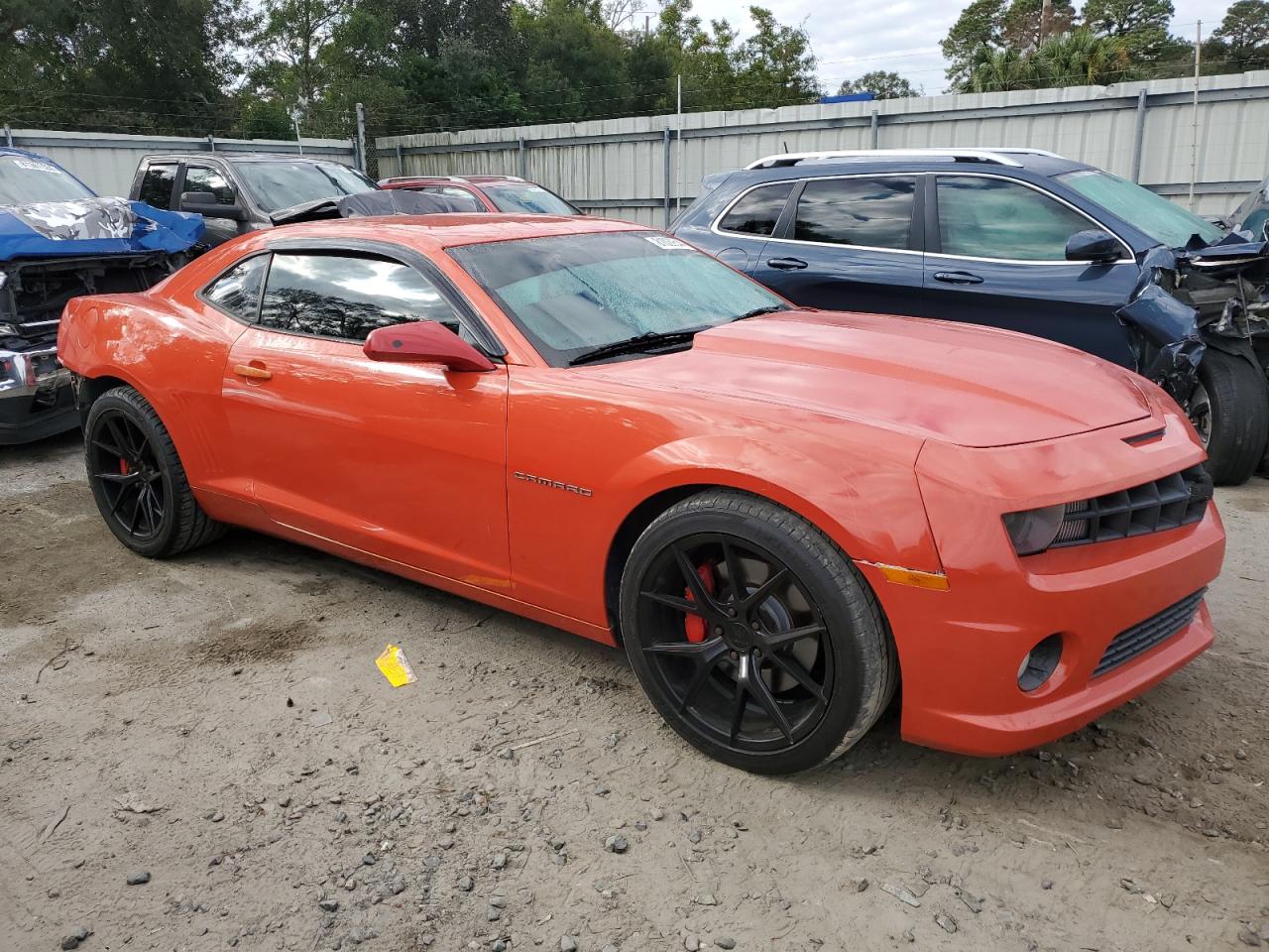 2011 Chevrolet Camaro VIN 2G1FK1EJ8B9117970 Copart auction photo, all over damage thumbnail 4