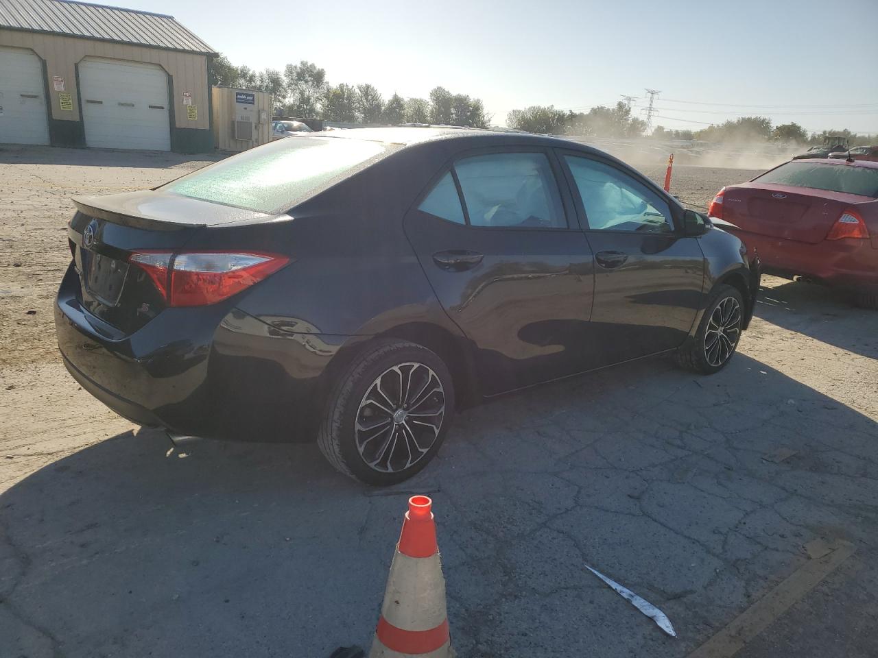 2014 Toyota Corolla VIN 5YFBURHE3EP057985 Copart auction photo, front end damage thumbnail 3