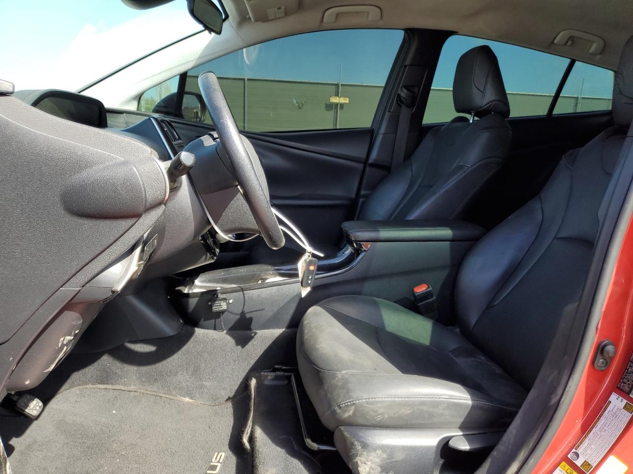 2017 Toyota Prius VIN JTDKARFU0H3529365 Copart auction photo, front end damage thumbnail 7