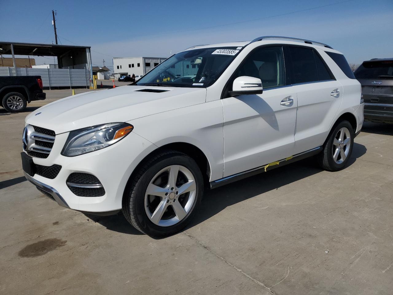 2016 Mercedes-Benz GLE VIN 4JGDA5JB4GA649487 - Copart auction photo