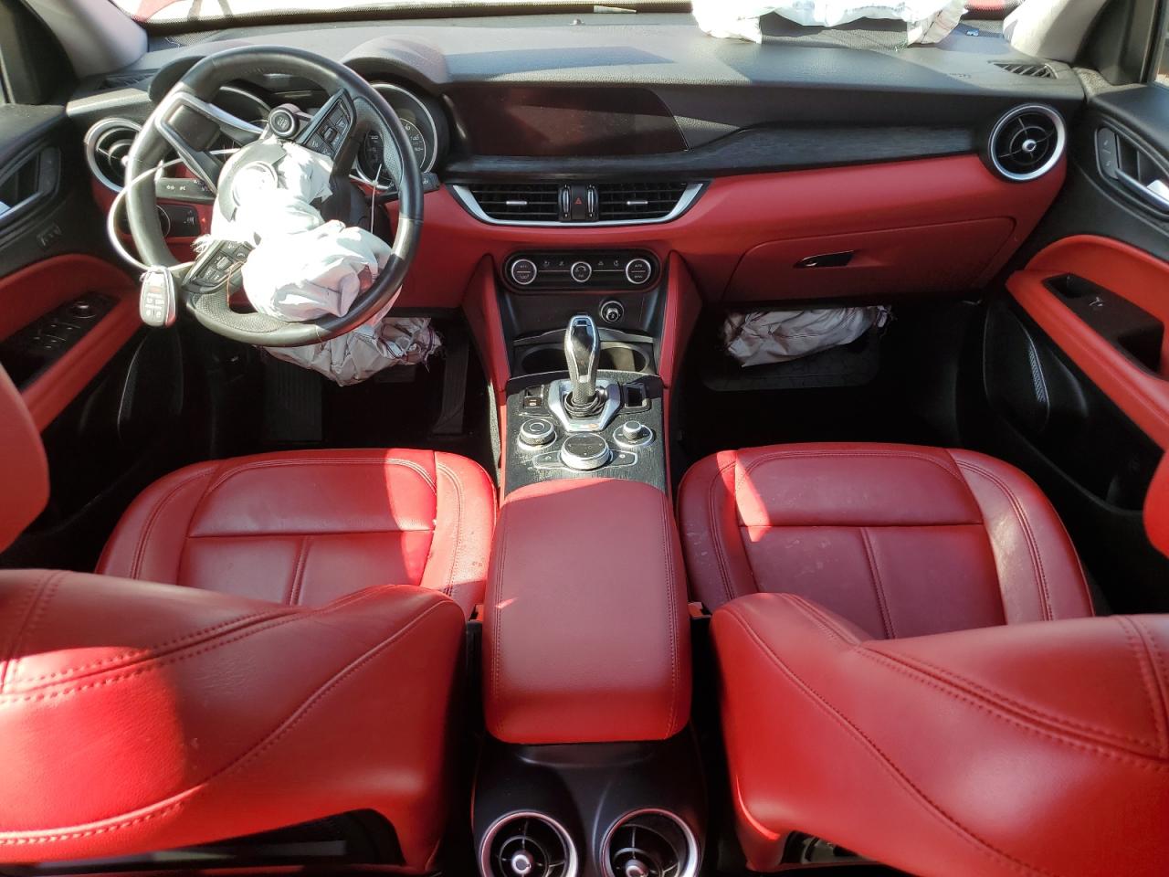 2021 Alfa Romeo Stelvio VIN ZASPAJAN6M7D07950 Copart auction photo, front end / side damage thumbnail 8
