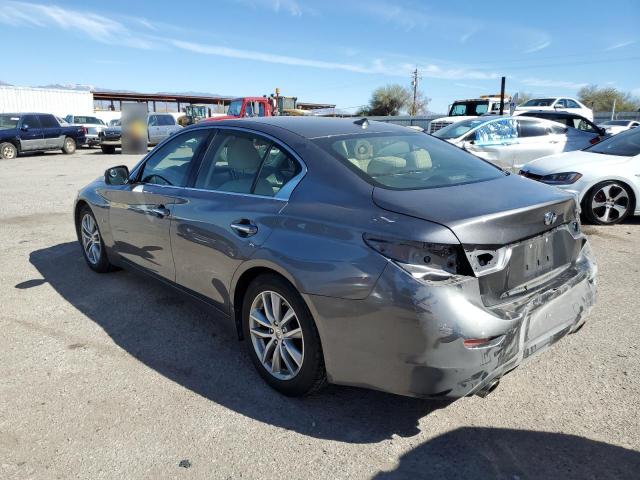 2015 Infiniti Q50 VIN JN1BV7AP4FM339718 Copart auction photo, front end / rear end damage thumbnail 2