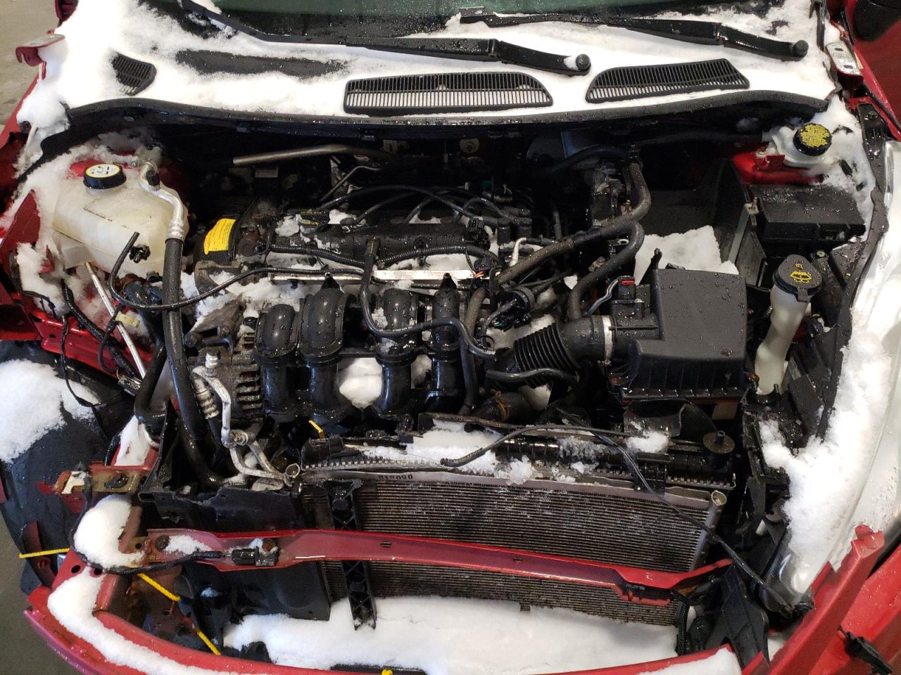 2012 Ford Fiesta VIN 3FADP4EJ8CM219883 Copart auction photo, front end / hail damage thumbnail 12