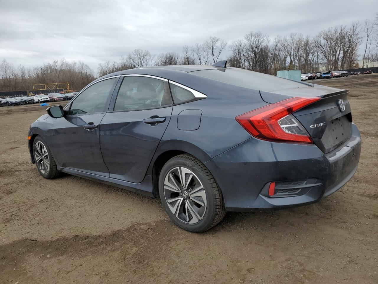 2016 Honda Civic VIN 19XFC1F34GE015109 Copart auction photo, front end / side damage thumbnail 2