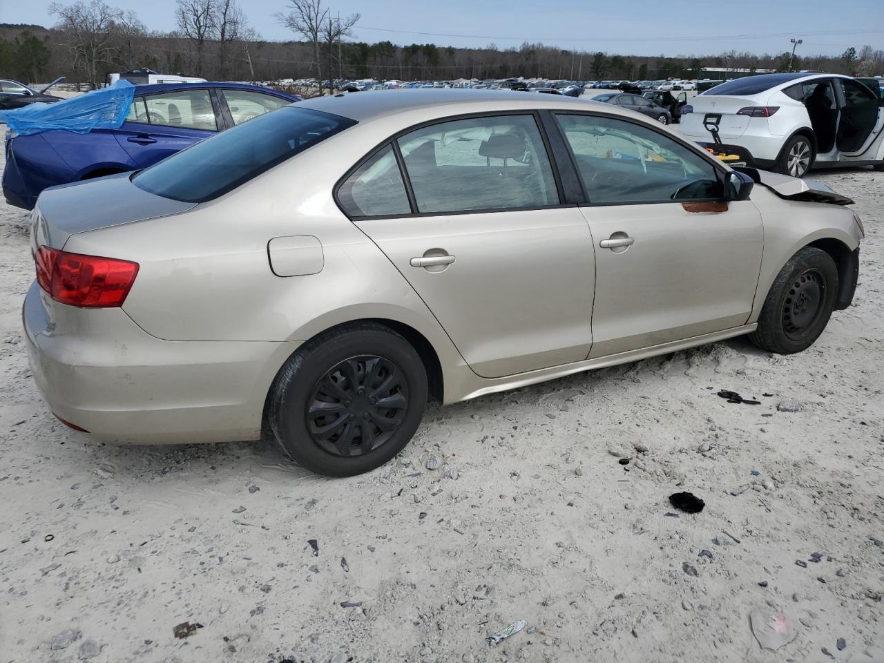 2014 Volkswagen Jetta VIN 3VW2K7AJ4EM223663 Copart auction photo, front end damage thumbnail 3