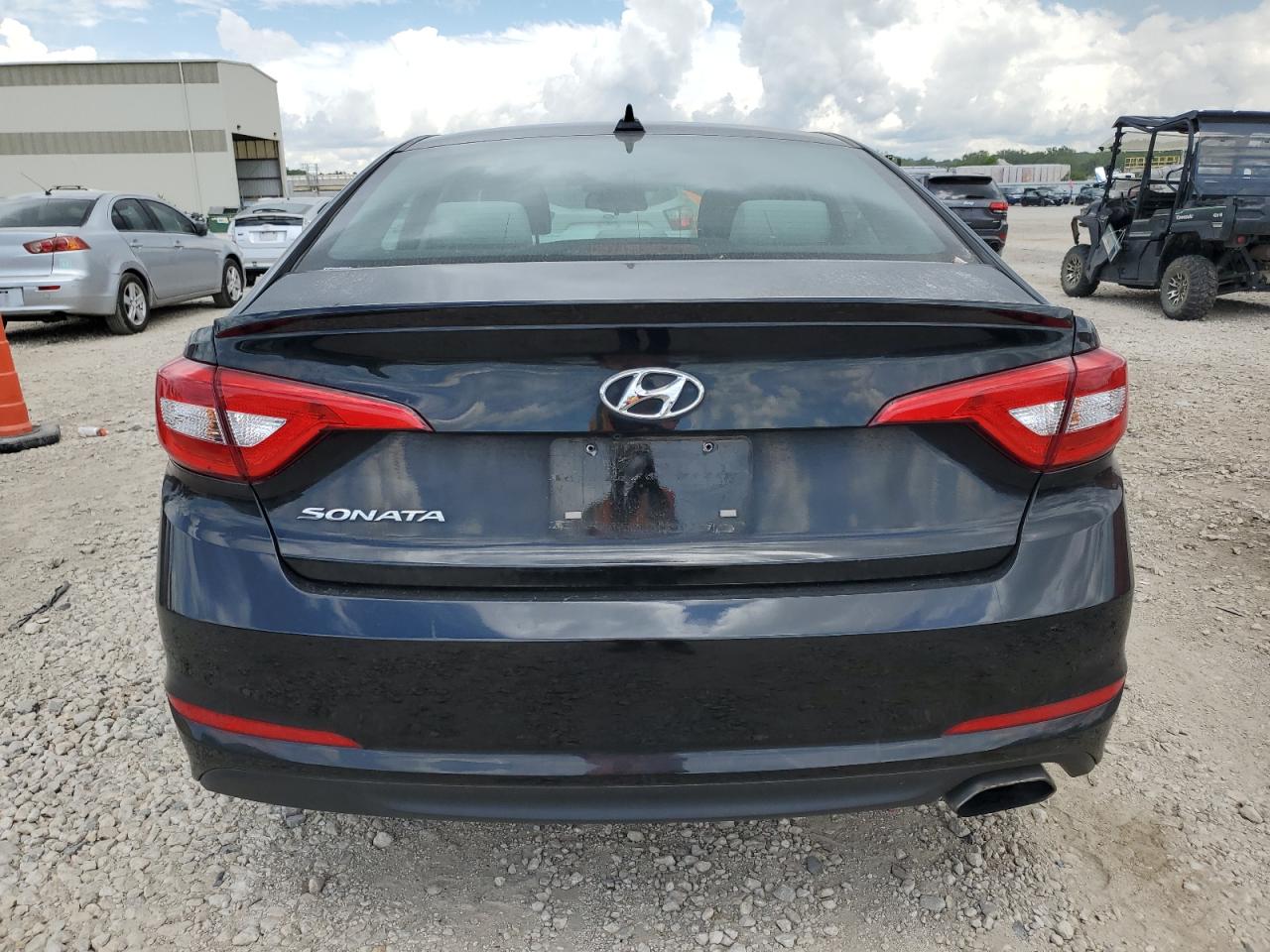 2016 Hyundai Sonata VIN 5NPE24AF4GH336743 Copart auction photo, vandalism damage thumbnail 6