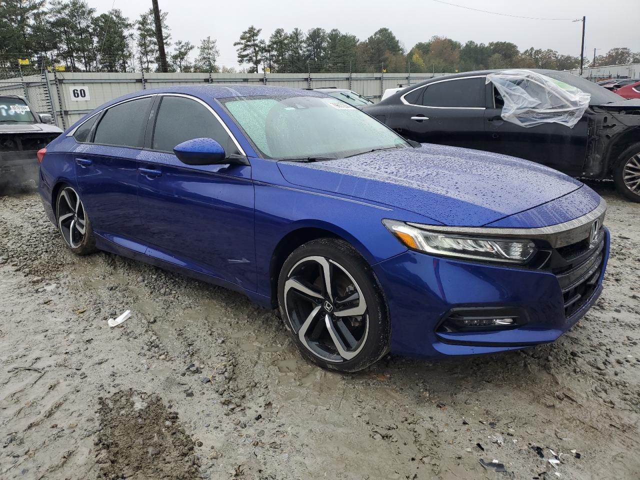2020 Honda Accord VIN 1HGCV2F34LA026483 Copart auction photo, side / rear end damage thumbnail 4