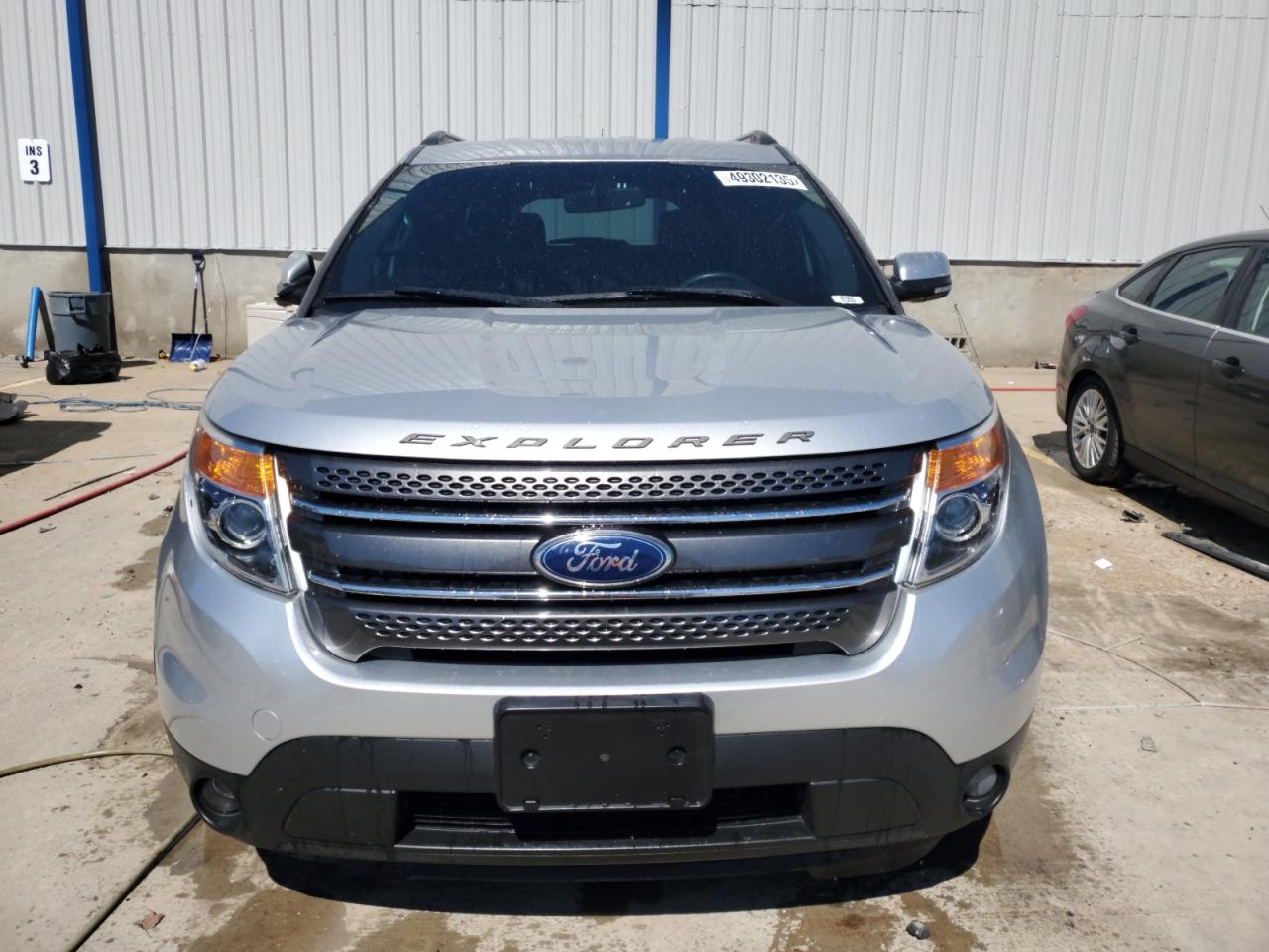 2015 Ford Explorer VIN 1FM5K7F85FGB81761 Copart auction photo, side / front end damage thumbnail 5