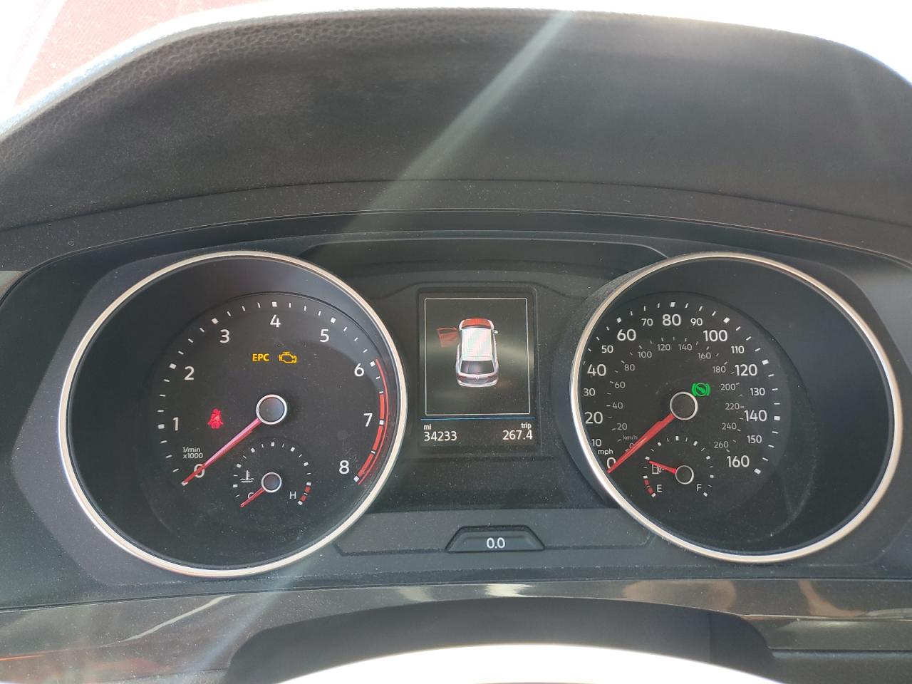 2019 Volkswagen Tiguan VIN 3VV1B7AX9KM151990 Copart auction photo, undercarriage damage thumbnail 9
