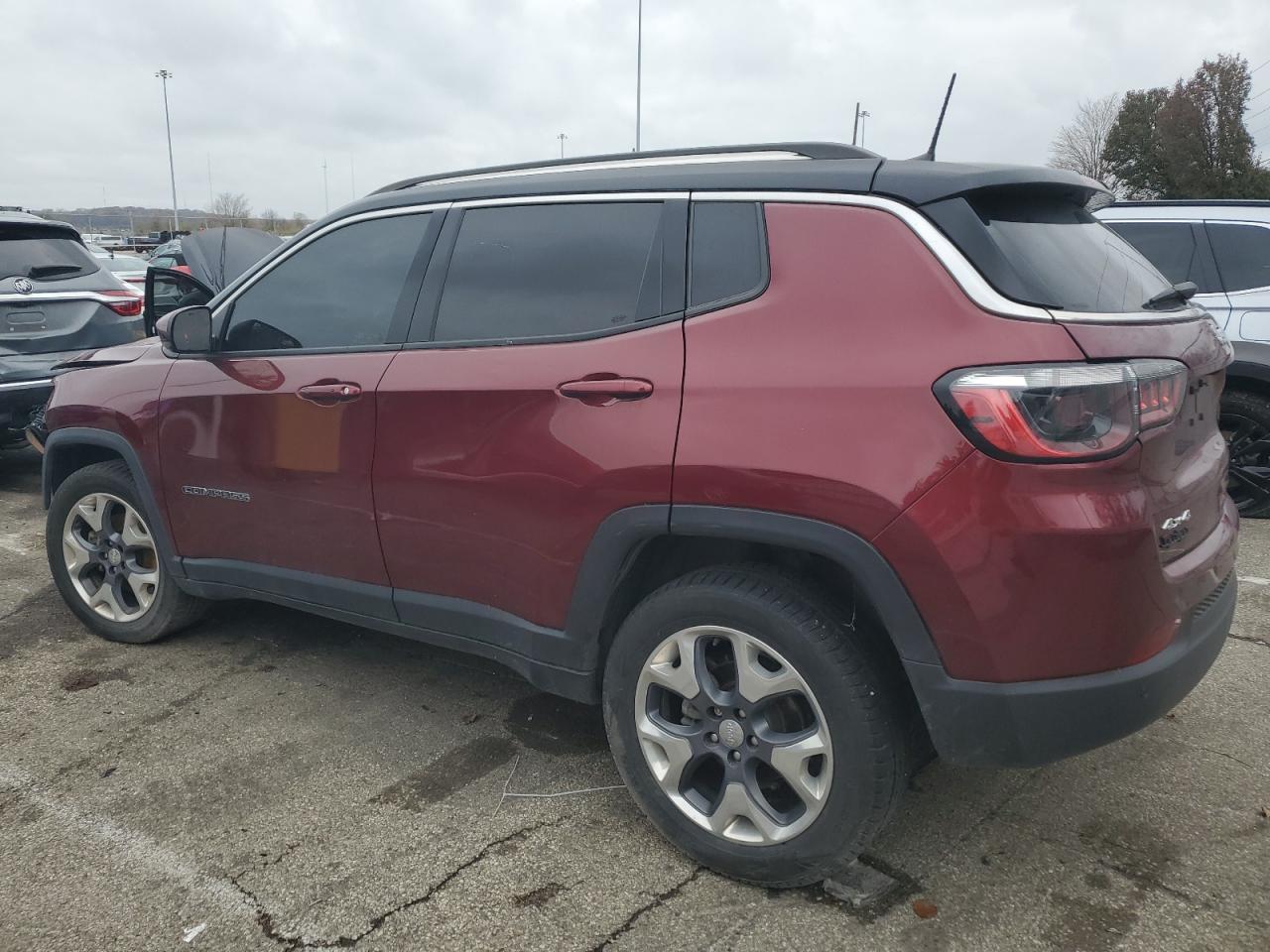 2021 Jeep Compass VIN 3C4NJDCB2MT553989 Copart auction photo, all over damage thumbnail 2