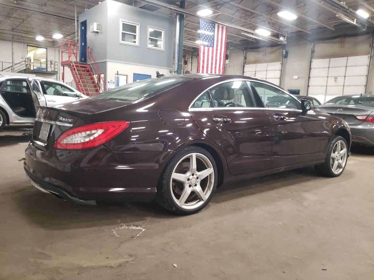 2012 Mercedes-Benz Cls-klasse VIN WDDLJ9BB6CA028418 Copart auction photo, rear end damage thumbnail 3