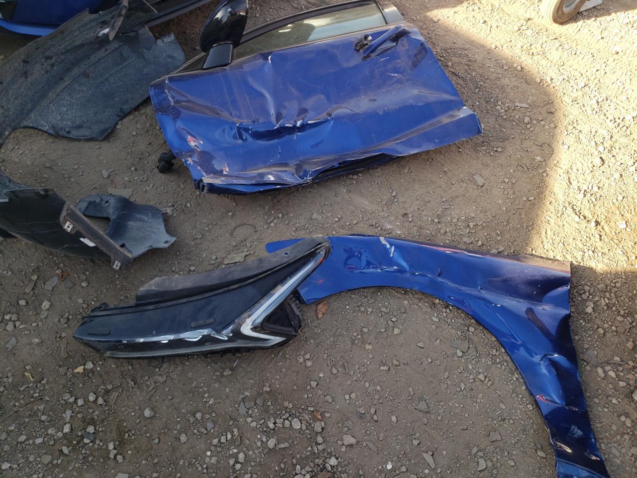 2022 KIA K5 VIN 5XXG34J25NG139673 Copart auction photo, side / front end damage thumbnail 12