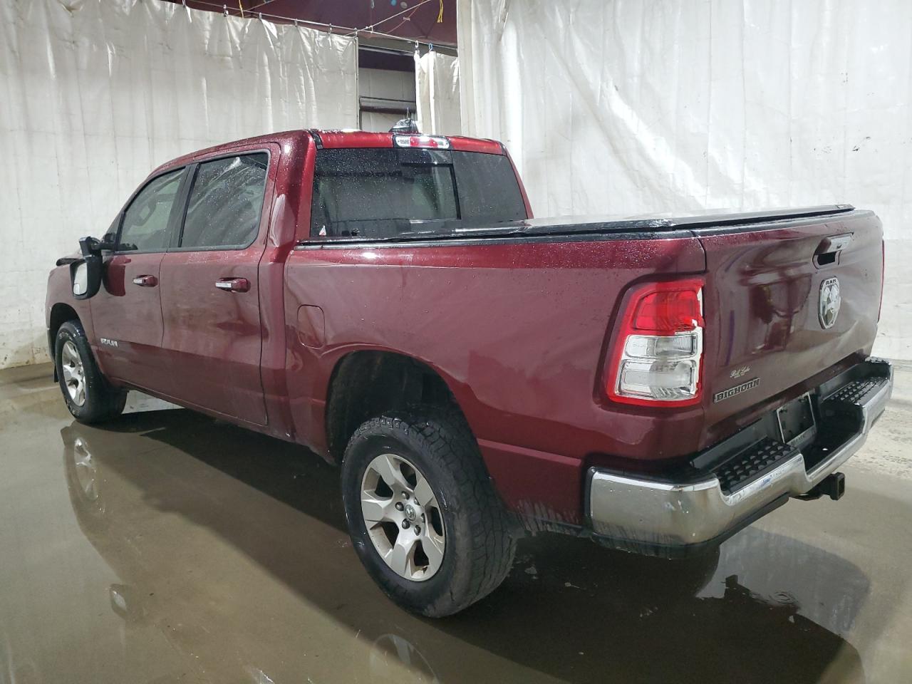 2019 RAM 1500 VIN 1C6RREFG6KN748182 Copart auction photo, front end / side damage thumbnail 2