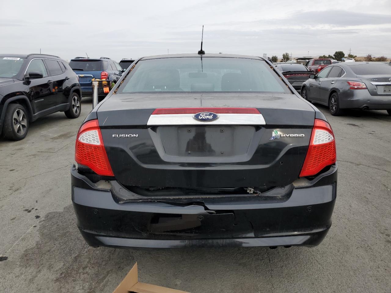 2012 Ford Fusion VIN 3FADP0L37CR419119 Copart auction photo, front end / rear end damage thumbnail 6