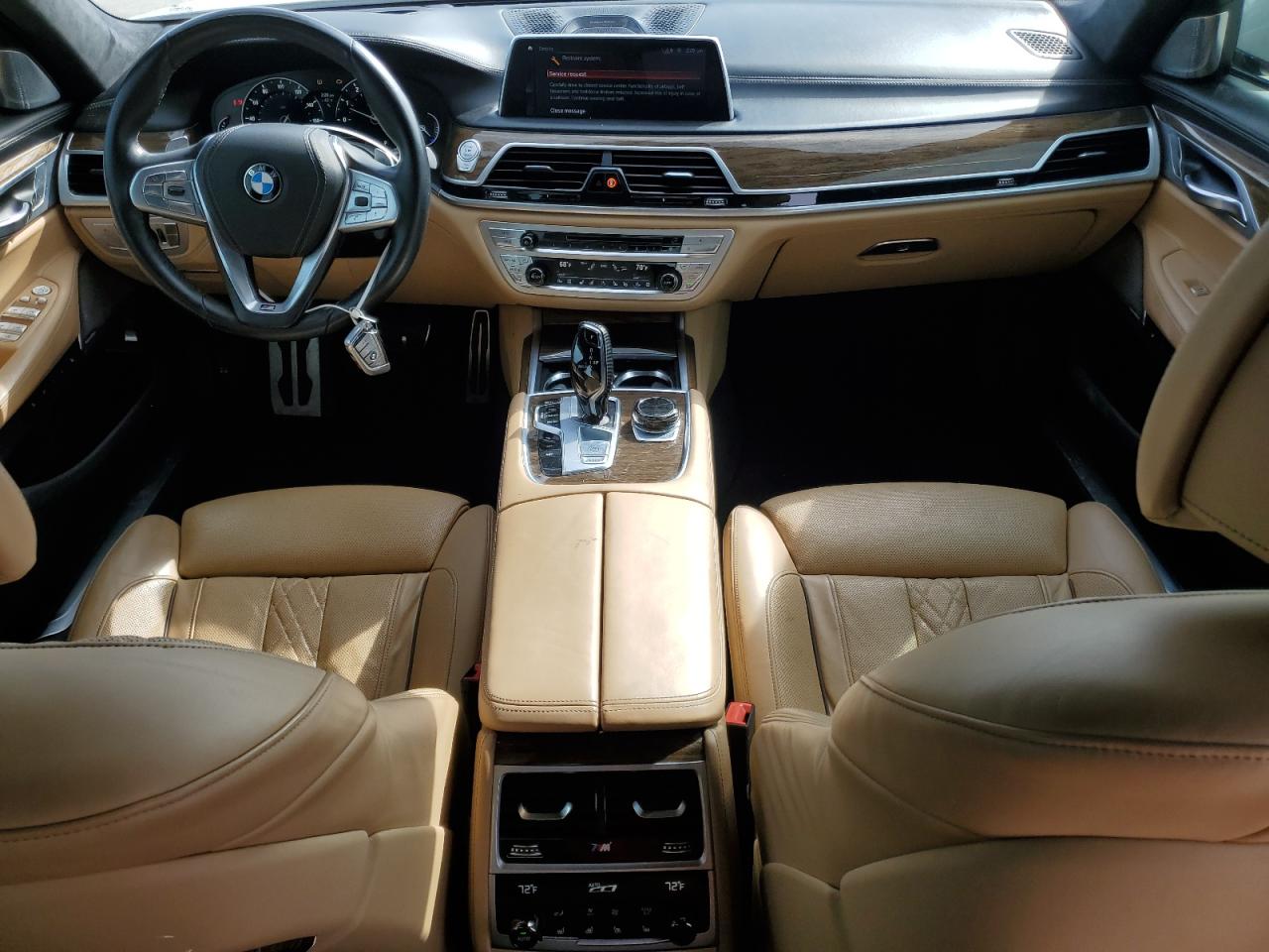 2019 BMW 7er VIN WBA7F0C59KGM24241 Copart auction photo, front end damage thumbnail 8