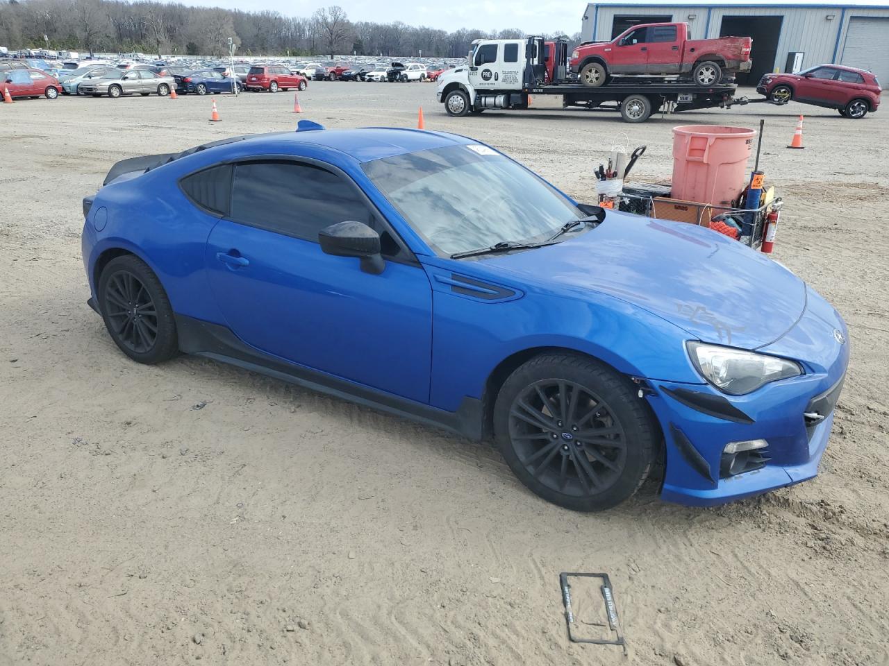 2013 Subaru BRZ VIN JF1ZCAB10D2604206 Copart auction photo, hail / side damage thumbnail 4