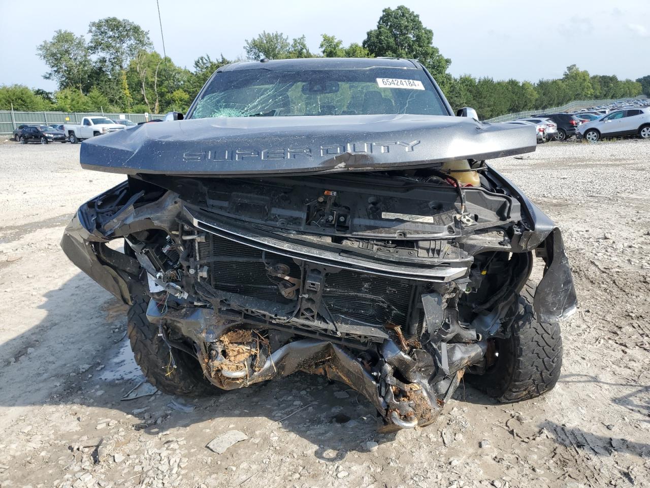 2018 Ford F250 VIN 1FT7W2BT4JEC35635 Copart auction photo, front end / undercarriage damage thumbnail 5