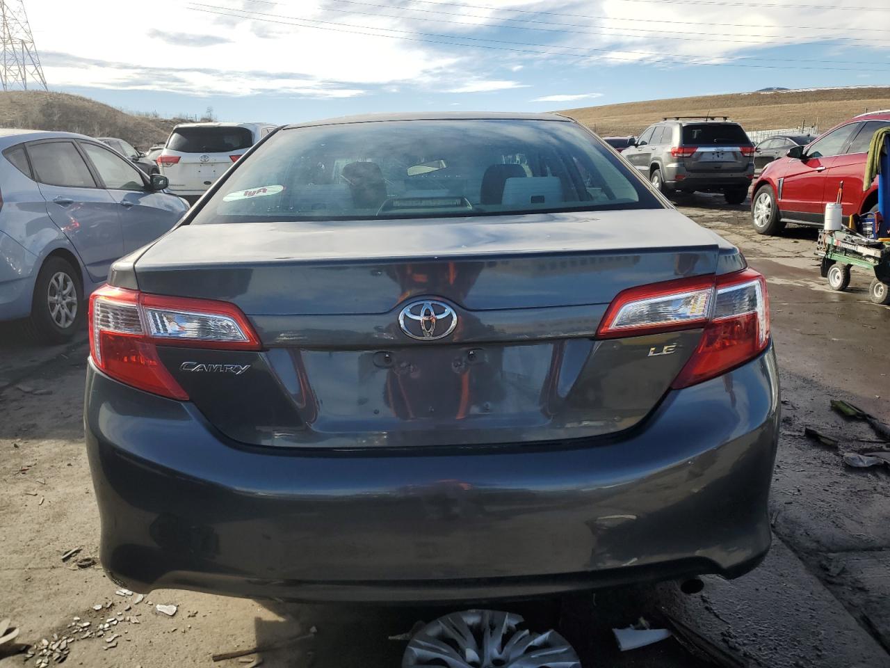 2012 Toyota Camry VIN 4T1BF1FK6CU131187 Copart auction photo, rollover damage thumbnail 6