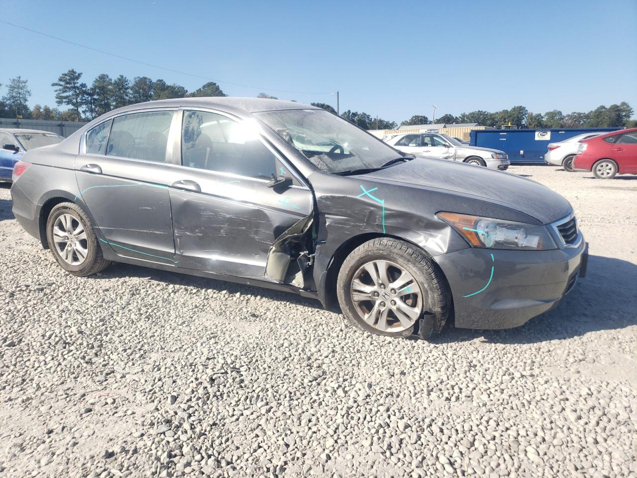 2009 Honda Accord VIN 1HGCP26459A071735 Copart auction photo, side / front end damage thumbnail 4