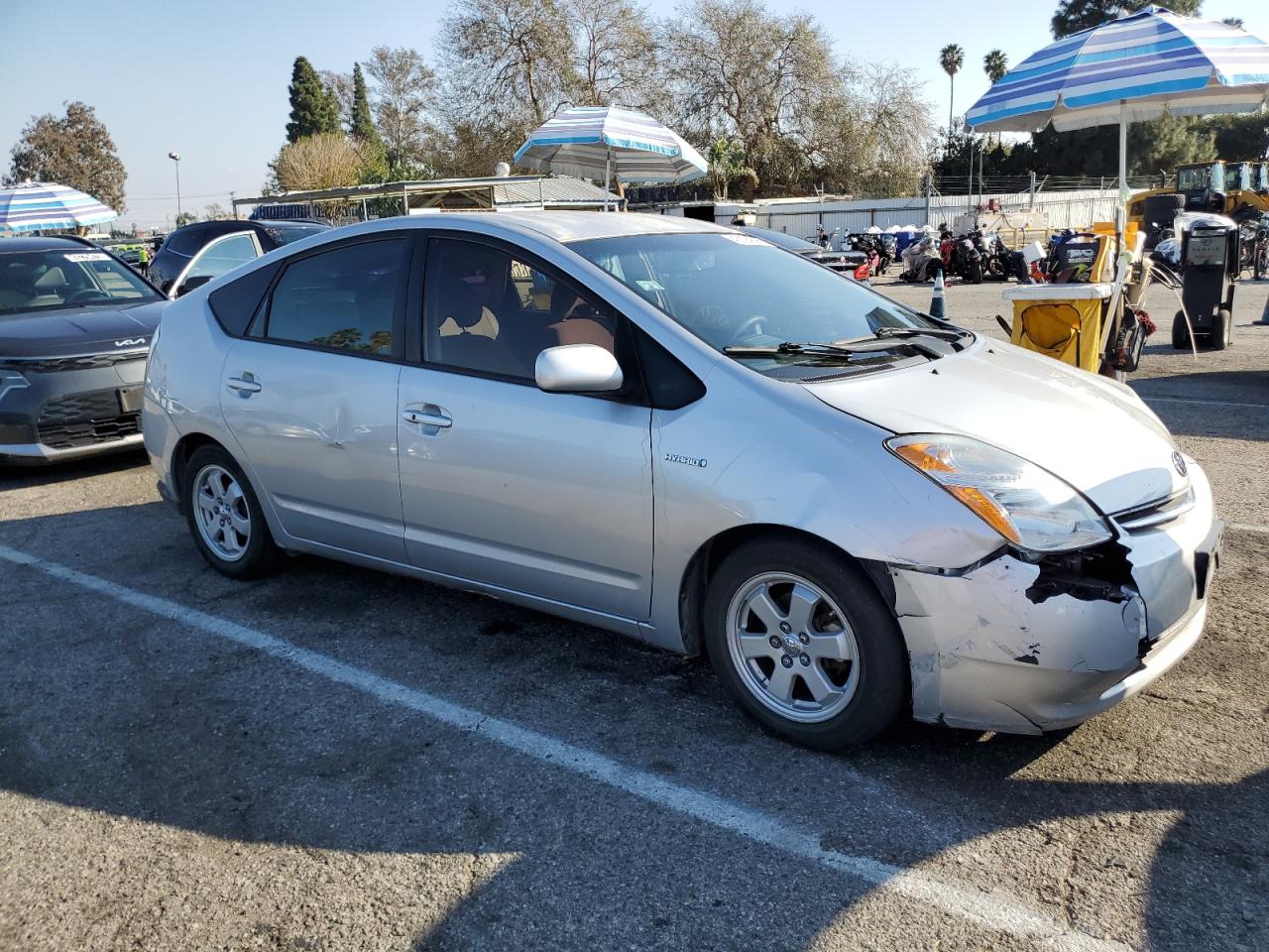 2009 Toyota Prius VIN JTDKB20U493511336 Copart auction photo, front end damage thumbnail 4