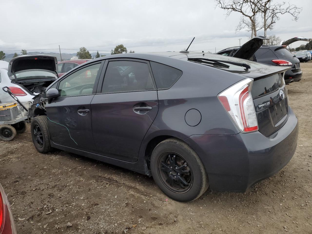 2015 Toyota Prius VIN JTDKN3DU3F1910818 Copart auction photo, front end damage thumbnail 2