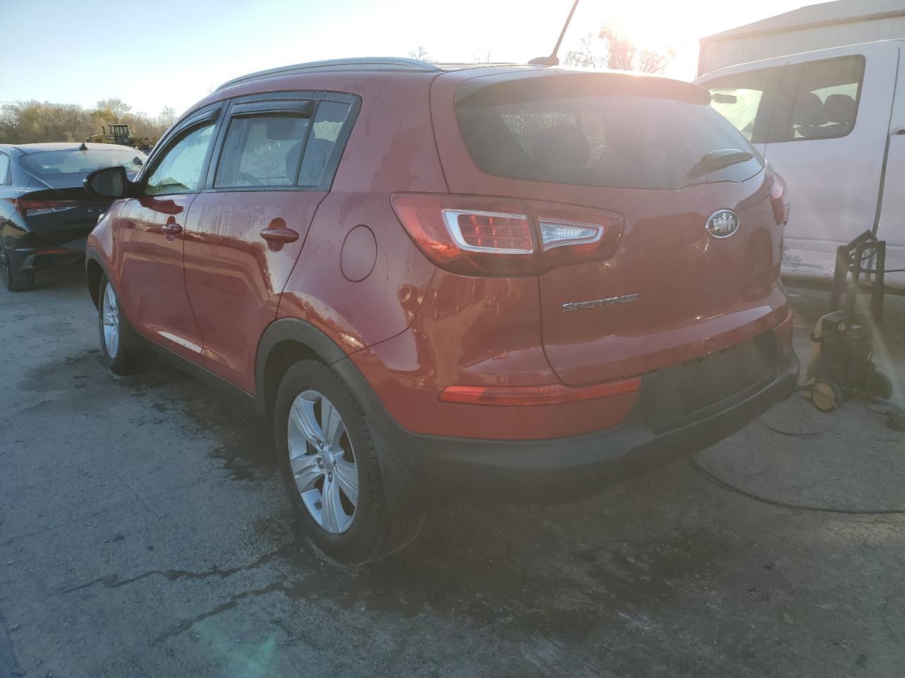 2012 KIA Sportage VIN KNDPB3A20C7216775 Copart auction photo, front end / undercarriage damage thumbnail 2
