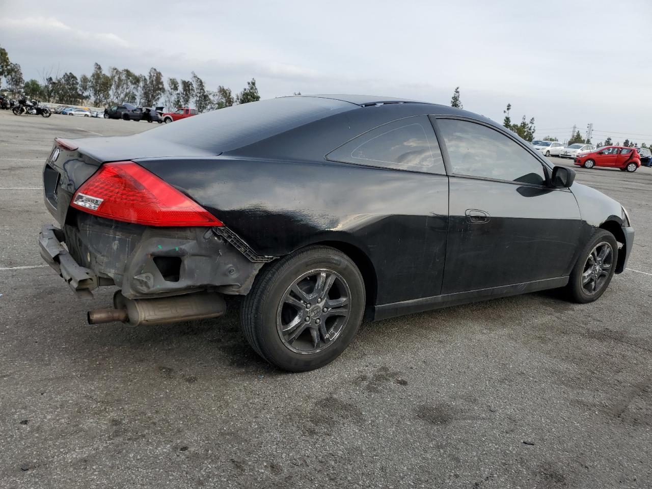 2006 Honda Accord VIN 1HGCM72306A024367 Copart auction photo, rear end damage thumbnail 3
